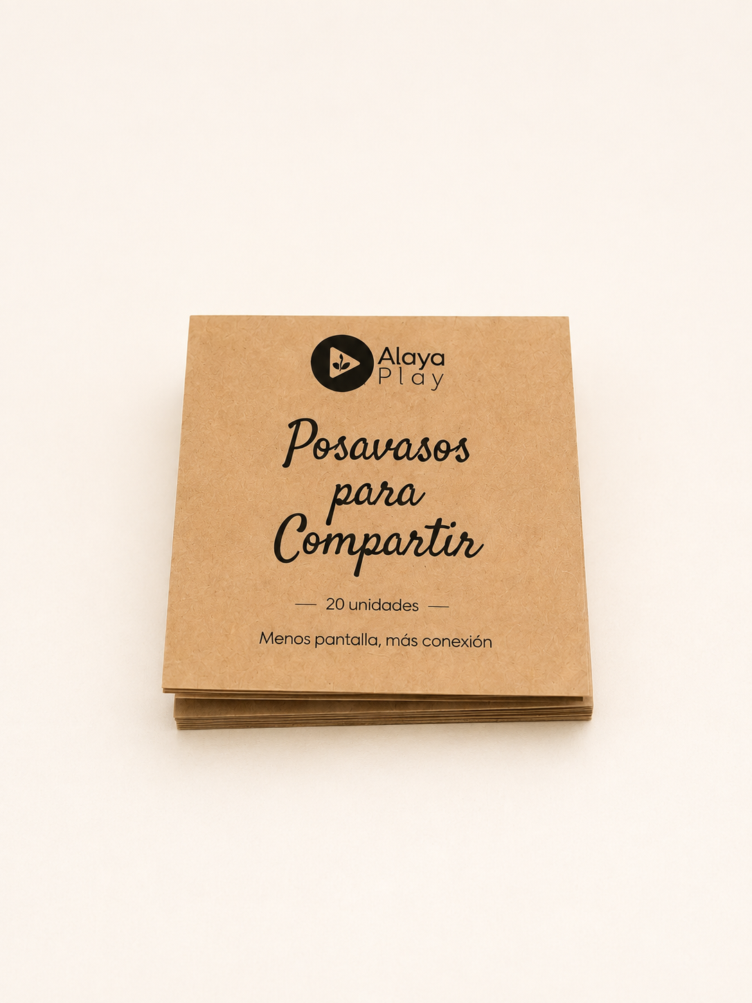 Posavasos desechables Alaya Play, ideales para eventos y reuniones