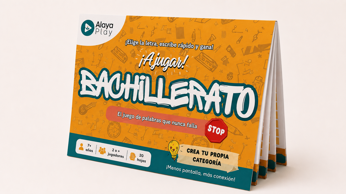 Bloc Bachillerato Genérico, juego de mesa de palabras para 2 o más jugadores desde 7 años