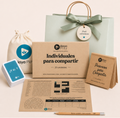 Pack Sobremesa Alaya Play — mazo ¿Y Si?, individuales para compartir y posavasos desechables
